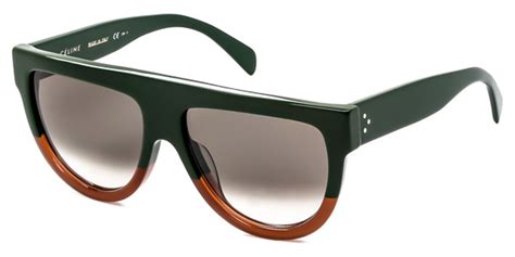 Celine CL41026/S Shadow JAR/Z3 Sunglasses in Green